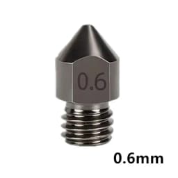 1/3Pcs MK8 Nozzle Hardened Steel M6 Corrosion-Resistant Extruder 0.4/0.6/0.8mm 3D Printer Nozzle For CR10 Ender 3 Sapphire Pro