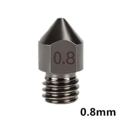 1/3Pcs MK8 Nozzle Hardened Steel M6 Corrosion-Resistant Extruder 0.4/0.6/0.8mm 3D Printer Nozzle For CR10 Ender 3 Sapphire Pro