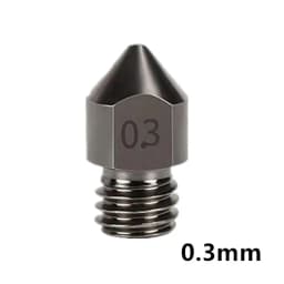 1/3Pcs MK8 Nozzle Hardened Steel M6 Corrosion-Resistant Extruder 0.4/0.6/0.8mm 3D Printer Nozzle For CR10 Ender 3 Sapphire Pro