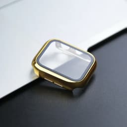 360 Full Cover for Apple Watch 45mm 41mm 44mm 40mm 42mm 38mm, Plating Case Glass Screen Protector for iwatch 9 8 7 6 5 4 3 2 SE
