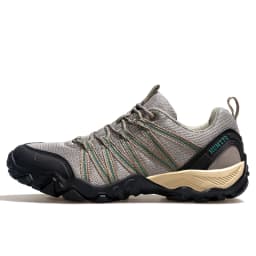 HUMTTO Brand Clearance Man Summer Hiking Shoes for Men  Breathable Leather Hunting Trekking Climbing Shoes Mens Outdoor Sneakers