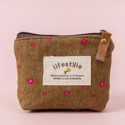 New Women Kids Canvas Coin Purse Floral Zipper Pouch Small Wallet Children Female Key Card Holder Mini Money Bag Gift