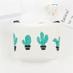 New Women Kids Canvas Coin Purse Floral Zipper Pouch Small Wallet Children Female Key Card Holder Mini Money Bag Gift