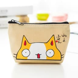 New Women Kids Canvas Coin Purse Floral Zipper Pouch Small Wallet Children Female Key Card Holder Mini Money Bag Gift