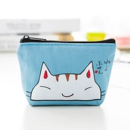 New Women Kids Canvas Coin Purse Floral Zipper Pouch Small Wallet Children Female Key Card Holder Mini Money Bag Gift