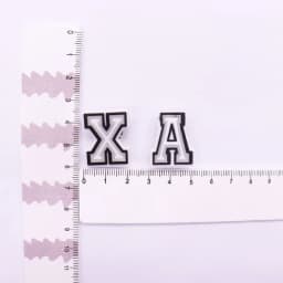 1Pcs Cartoon English Alphabet A-Z Letters PVC 3D Shoe Charms Garden Shoes Accessories Decoration Fit band Kids Gift