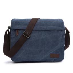 Fashion Solid Vintage Canvas Messenger Satchel Bags Buckle Casual Portable Shoulder Bag Korean Trend Simple Pack For Men 2020