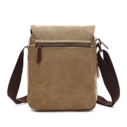 Fashion Solid Vintage Canvas Messenger Satchel Bags Buckle Casual Portable Shoulder Bag Korean Trend Simple Pack For Men 2020