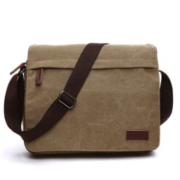 Fashion Solid Vintage Canvas Messenger Satchel Bags Buckle Casual Portable Shoulder Bag Korean Trend Simple Pack For Men 2020