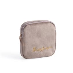 Women Cosmetic Bag Soft Velvet Make Up Storage Bag Pads Toiletry Package Travel Makeup Bag Organizer Pouch Beauty Case Wash Bag