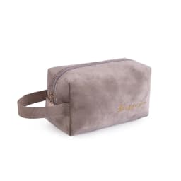 Women Cosmetic Bag Soft Velvet Make Up Storage Bag Pads Toiletry Package Travel Makeup Bag Organizer Pouch Beauty Case Wash Bag