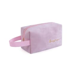 Women Cosmetic Bag Soft Velvet Make Up Storage Bag Pads Toiletry Package Travel Makeup Bag Organizer Pouch Beauty Case Wash Bag