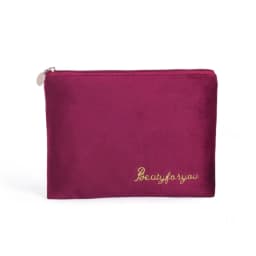 Women Cosmetic Bag Soft Velvet Make Up Storage Bag Pads Toiletry Package Travel Makeup Bag Organizer Pouch Beauty Case Wash Bag