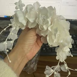 Yarn Silk Flower Head wear bride headdress women girls hairbands bridal hair Accessories