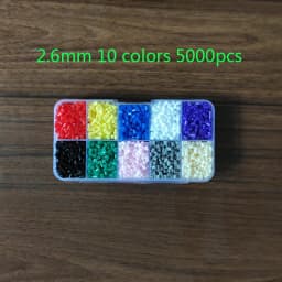 72/48 Colors Box Set Hama Beads Toy 2.6/5mm Perler Educational Kids 3D Puzzles DIY Toys Fuse Beads Pegboard Sheets Ironing Paper
