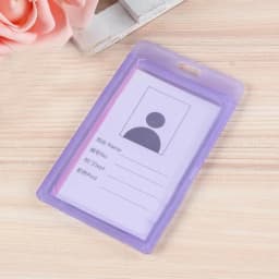 1pcs Waterproof Transparent Card Holder Plastic Card Id Badge Holders Case To Protect Credit Cards Card Protector Cardholder