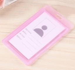 1pcs Waterproof Transparent Card Holder Plastic Card Id Badge Holders Case To Protect Credit Cards Card Protector Cardholder