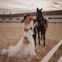 Country Two Pieces Wedding Dresses Mermaid Simple Tulle Long Sleeve O-Neck Bridal Gown Vintage Beach Bride Dresses Customized