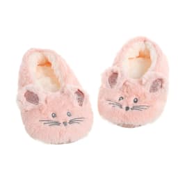 Home Fuzzy Slipper Women Winter Fur Warm Plush Non Slip Grip Indoor Fluffy Lazy Female Mouse Ears Floor Shoe Sneaker Living Room