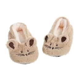 Home Fuzzy Slipper Women Winter Fur Warm Plush Non Slip Grip Indoor Fluffy Lazy Female Mouse Ears Floor Shoe Sneaker Living Room