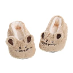 Home Fuzzy Slipper Women Winter Fur Warm Plush Non Slip Grip Indoor Fluffy Lazy Female Mouse Ears Floor Shoe Sneaker Living Room