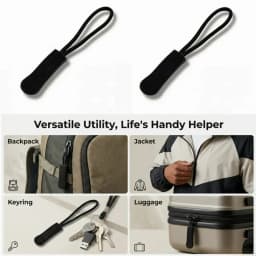 10-100 Pcs Zipper Tail Rope Clothing Plastic Zipper Head Zipper Rope Bag PVC Tail Strip Handbags Extension accessories