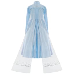 Elsa Costume for Girl Birthday Party Blue Long Sleeve Carnival Clothing Kids Princess Dress for Girls