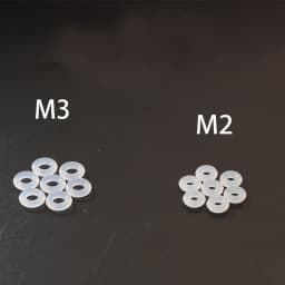 50pcs M2 M3 O shape Silicone Rubber Washer Shock Absorbor Anti Vibration Damping For F3 F4 Flytower Flight Controller RC Drone