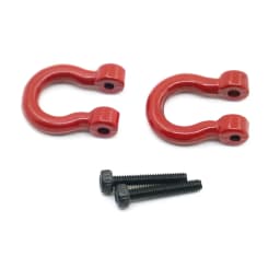 AXSPEED Aluminum Alloy Trailer Tow Shackles Hook for Axial SCX10 1/10 RC Remote Control Crawler Car Upgrade Parts Accessories