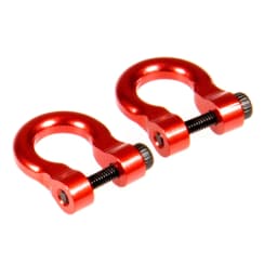 AXSPEED Aluminum Alloy Trailer Tow Shackles Hook for Axial SCX10 1/10 RC Remote Control Crawler Car Upgrade Parts Accessories