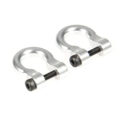 AXSPEED Aluminum Alloy Trailer Tow Shackles Hook for Axial SCX10 1/10 RC Remote Control Crawler Car Upgrade Parts Accessories