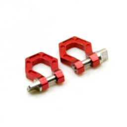 AXSPEED Aluminum Alloy Trailer Tow Shackles Hook for Axial SCX10 1/10 RC Remote Control Crawler Car Upgrade Parts Accessories