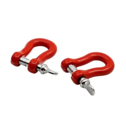 AXSPEED Aluminum Alloy Trailer Tow Shackles Hook for Axial SCX10 1/10 RC Remote Control Crawler Car Upgrade Parts Accessories