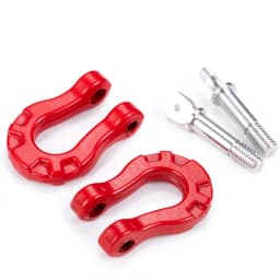 AXSPEED Aluminum Alloy Trailer Tow Shackles Hook for Axial SCX10 1/10 RC Remote Control Crawler Car Upgrade Parts Accessories