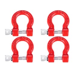 AXSPEED Aluminum Alloy Trailer Tow Shackles Hook for Axial SCX10 1/10 RC Remote Control Crawler Car Upgrade Parts Accessories