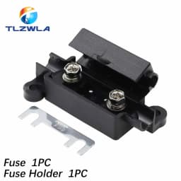 1Set Auto fuse Flat Plate Type 32V Fork Type Bolt Battery Fuse Car Modification Stand 30A-100A Fuse Box