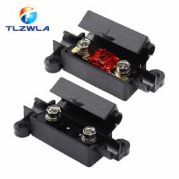 1Set Auto fuse Flat Plate Type 32V Fork Type Bolt Battery Fuse Car Modification Stand 30A-100A Fuse Box