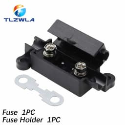 1Set Auto fuse Flat Plate Type 32V Fork Type Bolt Battery Fuse Car Modification Stand 30A-100A Fuse Box