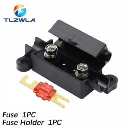 1Set Auto fuse Flat Plate Type 32V Fork Type Bolt Battery Fuse Car Modification Stand 30A-100A Fuse Box