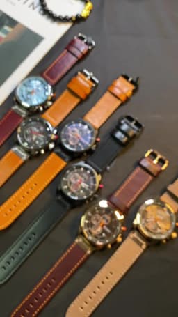 CURREN Brand Watch Men Leather Sports Watches Men's Army Military Quartz Wristwatch Chronograph Male Clock Relogio Masculino