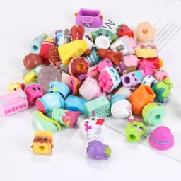 New 50pcs Mix Mini Furniture Food Fruit Dolls Pretend Play Shop Season 1 2 3 4 5 6 7 Action Figures Toy Kids Girls Gif