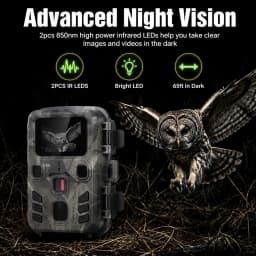 Hunting  Trail Camera 20MP 1080P Outdoor Wildlife Cameras Surveillance Night Vision Photo Traps Mini301