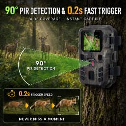 Hunting  Trail Camera 20MP 1080P Outdoor Wildlife Cameras Surveillance Night Vision Photo Traps Mini301