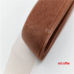 Wholesale 2cm~10cm Soft Crinoline for Wedding Dress Horsehair Braid Polyester Mesh Fabric Crinolina Clothing Accessories