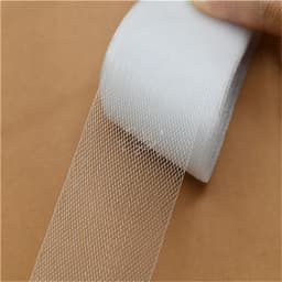 Wholesale 2cm~10cm Soft Crinoline for Wedding Dress Horsehair Braid Polyester Mesh Fabric Crinolina Clothing Accessories