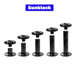 10Pcs Leather Craft Chicago Screws Solid Round Head Nail Studs Rivets Bolt For Luggage Clothes Bag Strap Shoes Belt Decorations