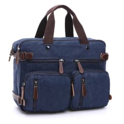 Men Canvas Briefcase Travel Bags Suitcase Classic Messenger Shoulder Bag for Men Tote Handbag Big Casual Business Laptop Pocket