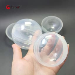 50Pcs 2.56Inch Toy Capsules 65MM Empty Round Capsules Hollow Balls Surprise Ball For Gumball Vending Machine