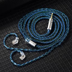QKZ T1 Earphone Cable QDC Type Copper Silver-plated Upgrade Cable 3.5mm Wired Headphones For KZ ZSN PRO ZS10 pro EDX TRN CCA