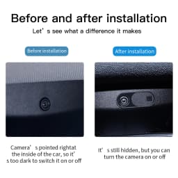 YZ For Tesla Model 3 Y Highland Juniper Camera Cover for Tesla Car Monitor Ultra-Thin Webcam Sticker Interior Accessories